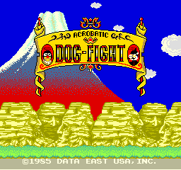 Acrobatic Dog-Fight (USA) Title Screen