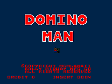 Domino Man Title Screen