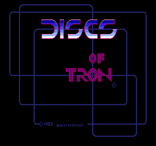 Discs of Tron (Environmental) Title Screen