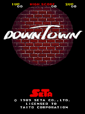 DownTown / Mokugeki (set 1) Title Screen