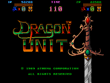 Dragon Unit / Castle of Dragon Title Screen
