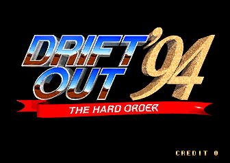 Drift Out '94 - The Hard Order (Japan) Title Screen