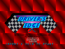 Driver's Edge Title Screen