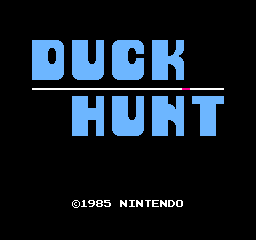 Vs. Duck Hunt (set DH3 E) Title Screen