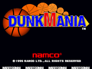 Dunk Mania (Asia, DM2/VER.C) Title Screen