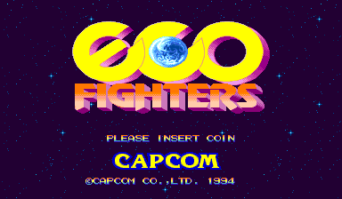 Eco Fighters (World 931203 Phoenix Edition) (bootleg) Title Screen