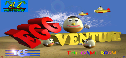 Egg Venture (A.L. Release) Title Screen