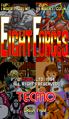Eight Forces Title Screen