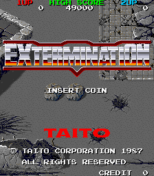Extermination (Japan) Title Screen