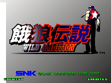 Fatal Fury: Wild Ambition (rev.A) Title Screen