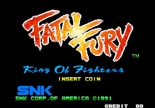 Fatal Fury: King of Fighters / Garou Densetsu: Shukumei no Tatakai Title Screen