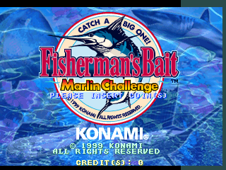 Fisherman's Bait - Marlin Challenge (GX889 VER. EA) Title Screen