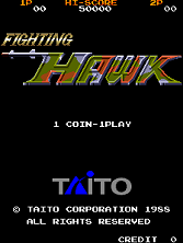 Fighting Hawk (World) Title Screen