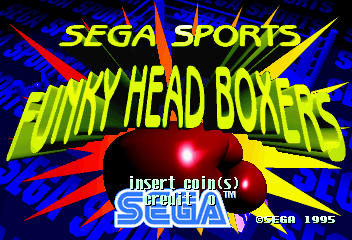 Funky Head Boxers (JUETBKAL 951218 V1.000) Title Screen