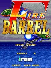 Fire Barrel (Japan) Title Screen