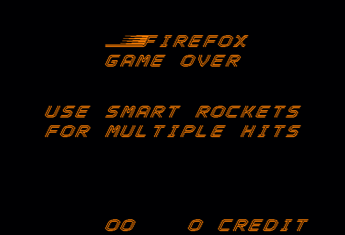 Fire Fox (set 2) Title Screen