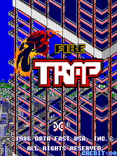 Fire Trap (US, set 1) Title Screen