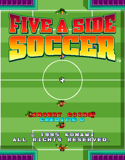 Five a Side Soccer (ver UAA) Title Screen