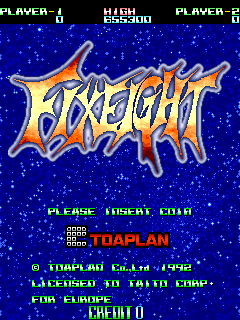 FixEight (Europe, Taito license) Title Screen