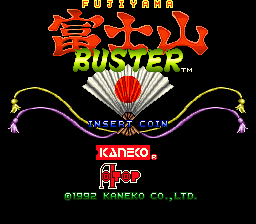 Fujiyama Buster (Japan) Title Screen