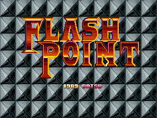 Flash Point (set 2, Japan) (FD1094 317-0127A) Title Screen