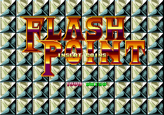 Flash Point (Japan, bootleg) Title Screen