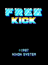 Free Kick (NS6201-A 1987.10) Title Screen