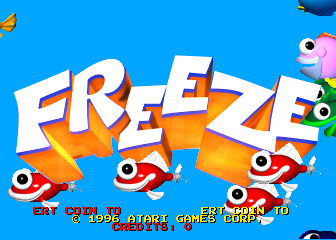 Freeze (Atari) (prototype, 96/09/20, AMOA-96) Title Screen