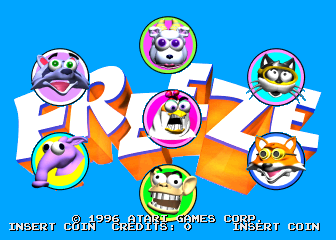 Freeze (Atari) (prototype, Japanese voice, 96/10/25) Title Screen