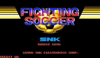 Fighting Soccer (Joystick hack bootleg) Title Screen