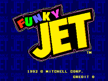 Funky Jet (World, rev 1) Title Screen
