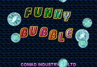 Funny Bubble (Comad version) Title Screen