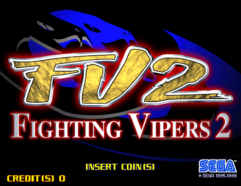 Fighting Vipers 2 (Japan, Revision A) Title Screen
