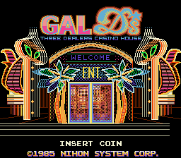 Gals Ds - Three Dealers Casino House (bootleg?) Title Screen