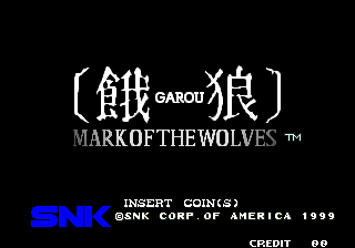 Garou: Mark of the Wolves (Bootleg) Title Screen
