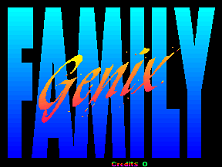 Genix Family Title Screen