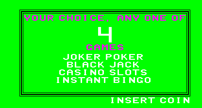 Poker (Version 50.02 ICB, set 2) Title Screen