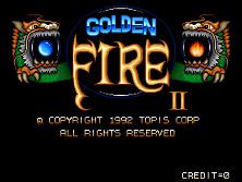 Golden Fire II Title Screen