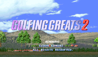Golfing Greats 2 (ver JAC) Title Screen