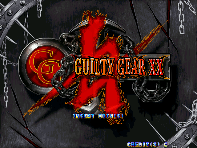 Guilty Gear XX Slash (Japan, Rev A) (GDL-0033A) Title Screen