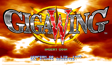 Giga Wing (Japan 990223 Phoenix Edition) (bootleg) Title Screen