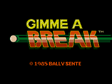 Gimme A Break (7/7/85) Title Screen