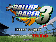Gallop Racer 3 (Export) Title Screen