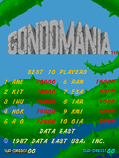 Gondomania (US) Title Screen