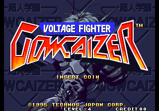 Voltage Fighter - Gowcaizer / Choujin Gakuen Gowcaizer Title Screen