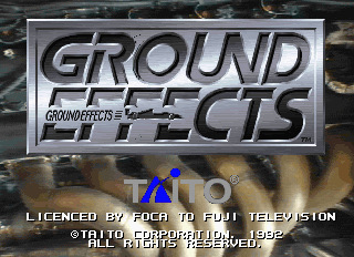 Ground Effects / Super Ground Effects (Japan) Title Screen
