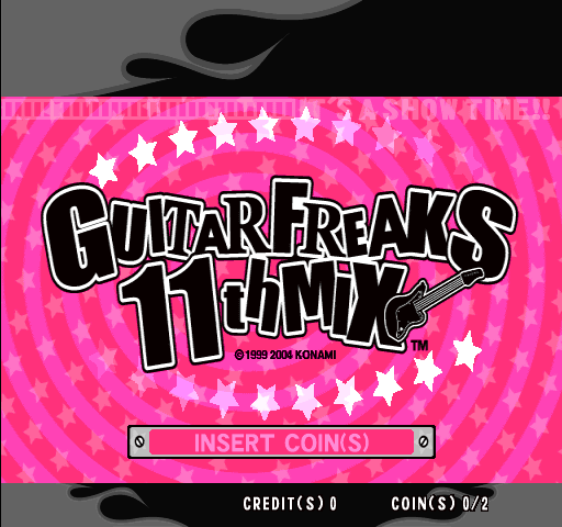 Guitar Freaks 11th Mix (G*D39 VER. JAA) Title Screen