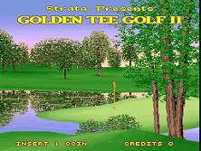 Golden Tee Golf II (Trackball, V2.2) Title Screen
