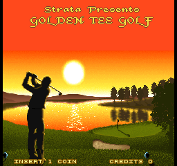 Golden Tee Golf (Trackball, v2.0) Title Screen