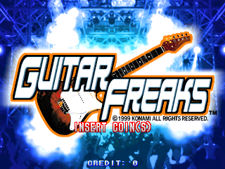 Guitar Freaks (GQ886 VER. AAC) Title Screen